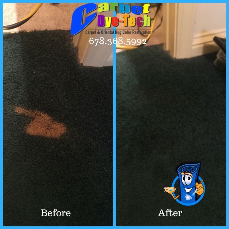 Bleach Spot Repair by Carpet Dye-Tech in Atlanta, GA