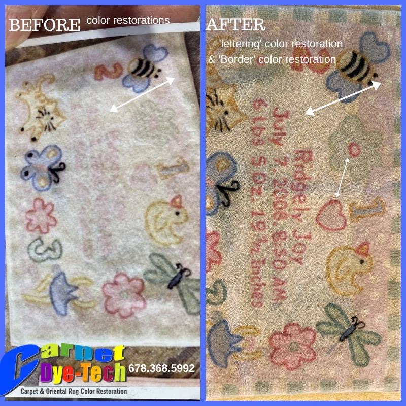 Rug Dyeing & Color Restoration by Carpet Dye-Tech in Atlanta, GA