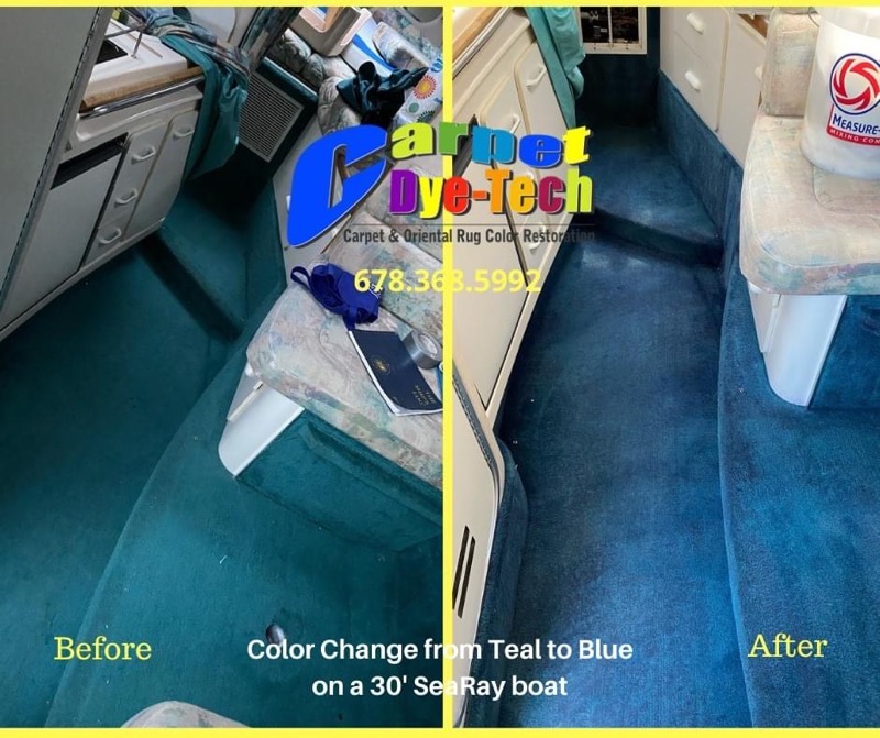 Vehicle Carpet & Upholstery Dyeing by Carpet Dye-Tech in Atlanta, GA